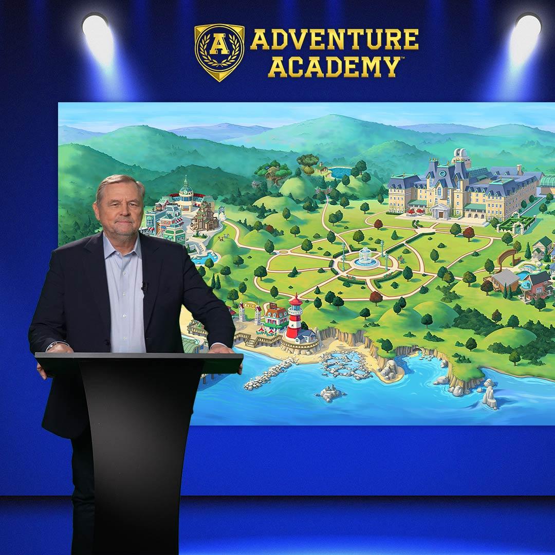 Doug Dohring speaking about Adventure Academy